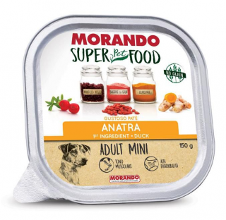 Morando Super Food Mini Tahılsız Ördekli Ezme 150 gr Köpek Maması kullananlar yorumlar